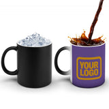 Custom Light Purple Yellow Magic Mug