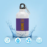 Custom Light Purple Yellow Sports Bottle