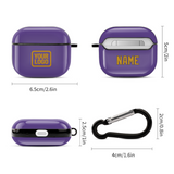 Custom Light Purple Yellow AirPods Case (3rd Generation)