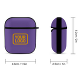 Custom Light Purple Yellow AirPods Case