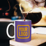 Custom Light Purple Yellow Mug