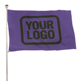 Custom Light Purple Olive Flag