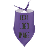 Custom Light Purple Olive Pet Scarf