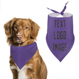 Custom Light Purple Olive Pet Scarf