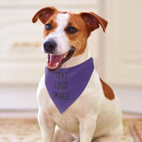 Custom Light Purple Olive Pet Scarf