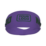 Custom Light Purple Green Sports headband