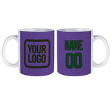 Custom Light Purple Green Mug