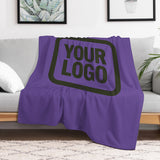 Custom Light Purple Olive Blanket