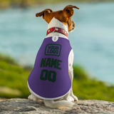 Custom Light Purple Green Pet Vest