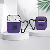 Custom Light Purple Green AirPods Case