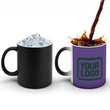 Custom Light Purple Green Magic Mug