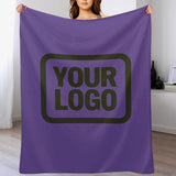 Custom Light Purple Olive Blanket