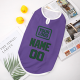 Custom Light Purple Green Pet Vest