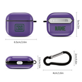 Custom Light Purple Green AirPods Case (3rd Generation)