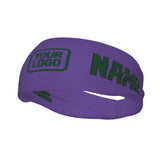 Custom Light Purple Green Sports headband