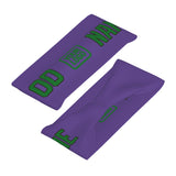Custom Light Purple Emerald Green Sports headband