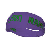 Custom Light Purple Emerald Green Sports headband