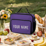 Custom Light Purple Cream Lunch Bag