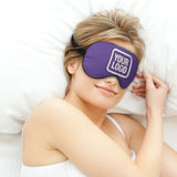 Custom Light Purple Cream Sleep Mask