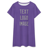 Custom Light Purple Gray Nachthemd