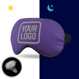 Custom Light Purple Gray Sleep Mask