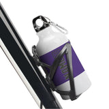 Custom Light Purple Dark Grey Sports Bottle