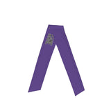 Custom Light Purple Dark Grey Headband