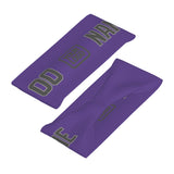 Custom Light Purple Dark Grey Sports headband