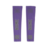 Custom Light Purple Dark Grey Arm Sleeve