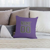 Custom Light Purple Dark Grey Pillowcase