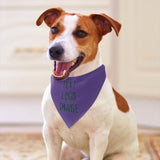 Custom Light Purple Green Pet Scarf