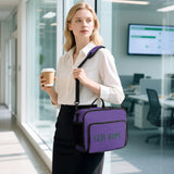 Custom Light Purple Green Lunch Bag