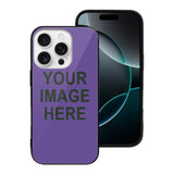 Custom Light Purple Dark Green Phone Case