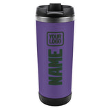 Custom Light Purple Dark Green Stainless Steel Water Cup
