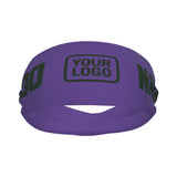 Custom Light Purple Dark Green Sports headband