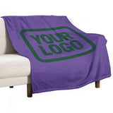 Custom Light Purple Green Blanket