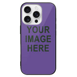 Custom Light Purple Dark Green Phone Case