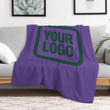 Custom Light Purple Green Blanket