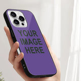Custom Light Purple Dark Green Phone Case