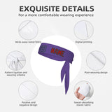 Custom Light Purple Red Headband