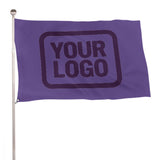 Custom Light Purple Purple Flag