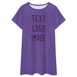 Custom Light Purple Purple Nachthemd
