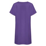 Custom Light Purple Purple Nachthemd