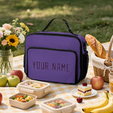 Custom Light Purple Purple Lunch Bag