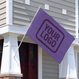 Custom Light Purple Purple Flag