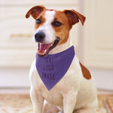 Custom Light Purple Purple Pet Scarf