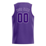 Custom Light Purple & Purple Colors Design Sports Basketball Jersey