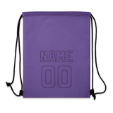 Custom Light Purple Light Purple Drawstring Bag