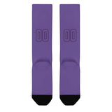 Custom Light Purple Light Purple Knee-High Sock