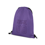 Custom Light Purple Light Purple Drawstring Bag